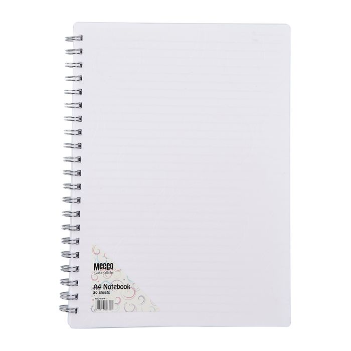 Meeco Executive A4 80 Ruled Sheets Spiral Bound Notebook White Buy Online in South Africa